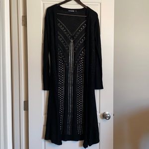 Black DEX lightweight duster